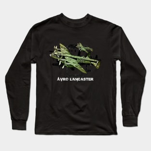 Avro Lancaster warplane Long Sleeve T-Shirt